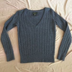 Eddie Bauer cotton/cashmere blend sweater